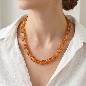  Baltic Amber Beaded Necklace (20 Inches) 83.80 ctw