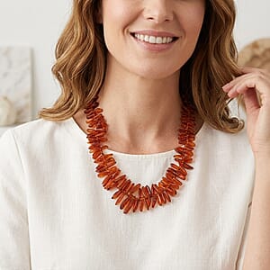 Baltic Amber Beaded Necklace (20 Inches)
