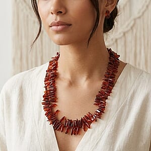 Baltic Amber Beaded Necklace (21 Inches)