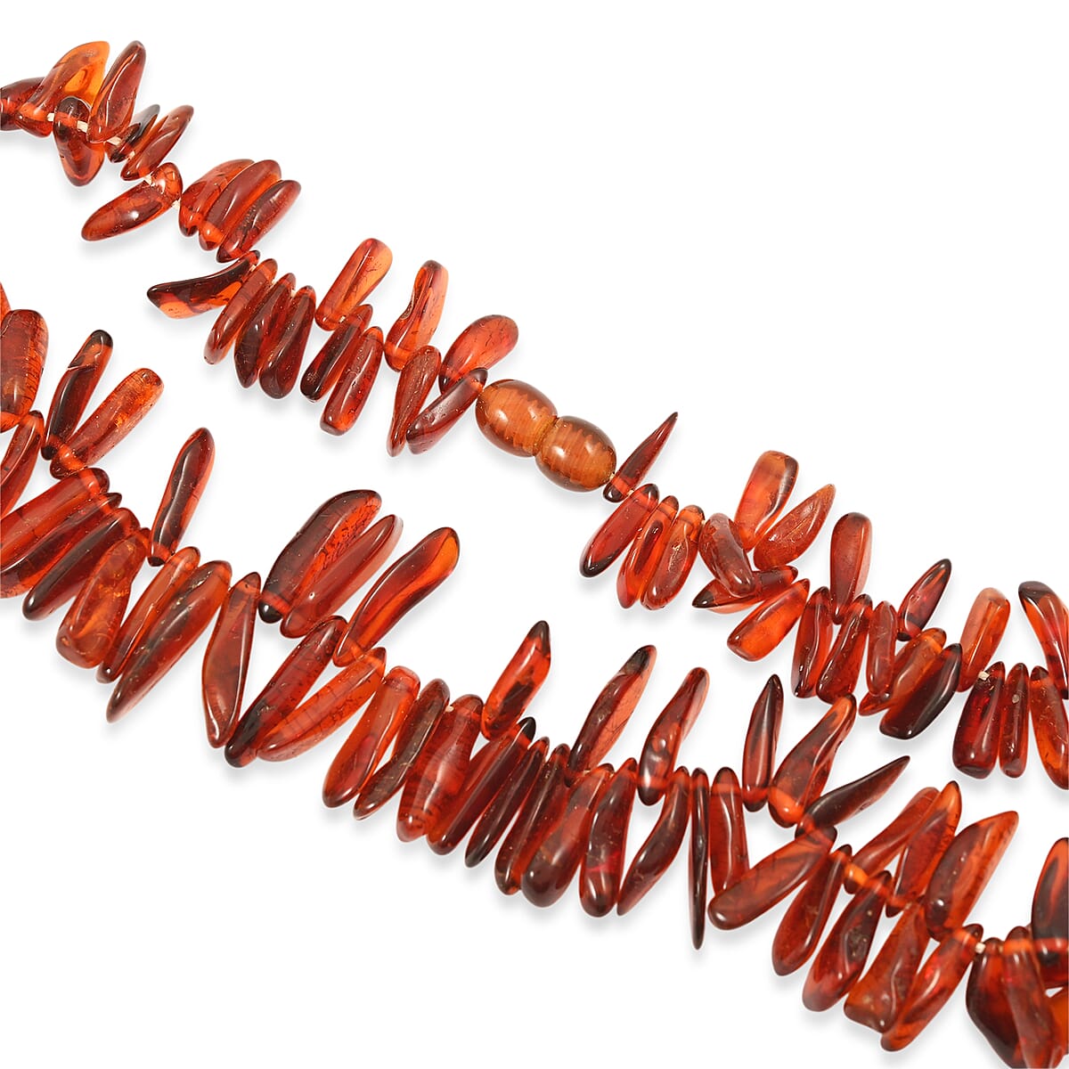 Baltic Amber Beaded Necklace (21 Inches) image number 3