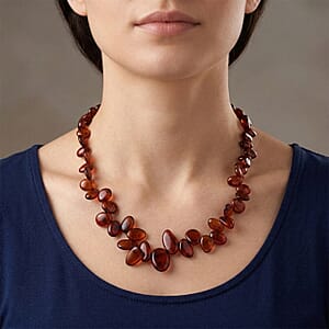 Baltic Amber Beaded Necklace (23 Inches)