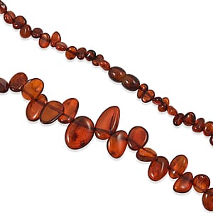 Baltic Amber Beaded Necklace (23 Inches)