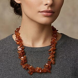 Baltic Amber Beaded Necklace (18 Inches)