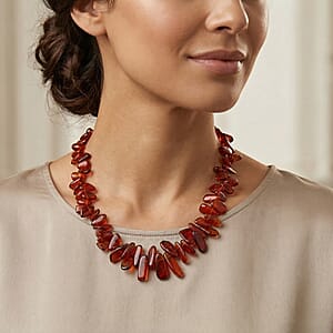  Baltic Amber  Stone Necklace 166.00 166.00 ctw