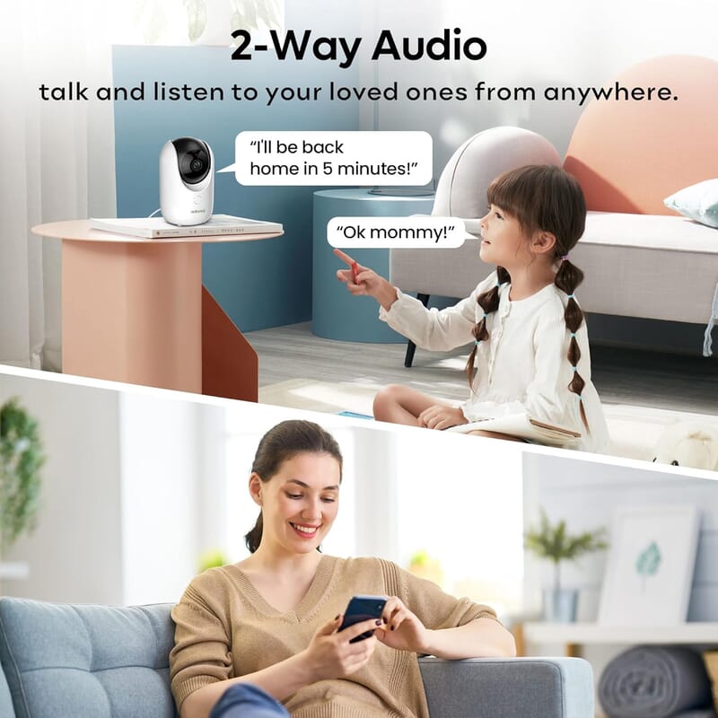Closeout Adomii 2K Indoor Security Camera