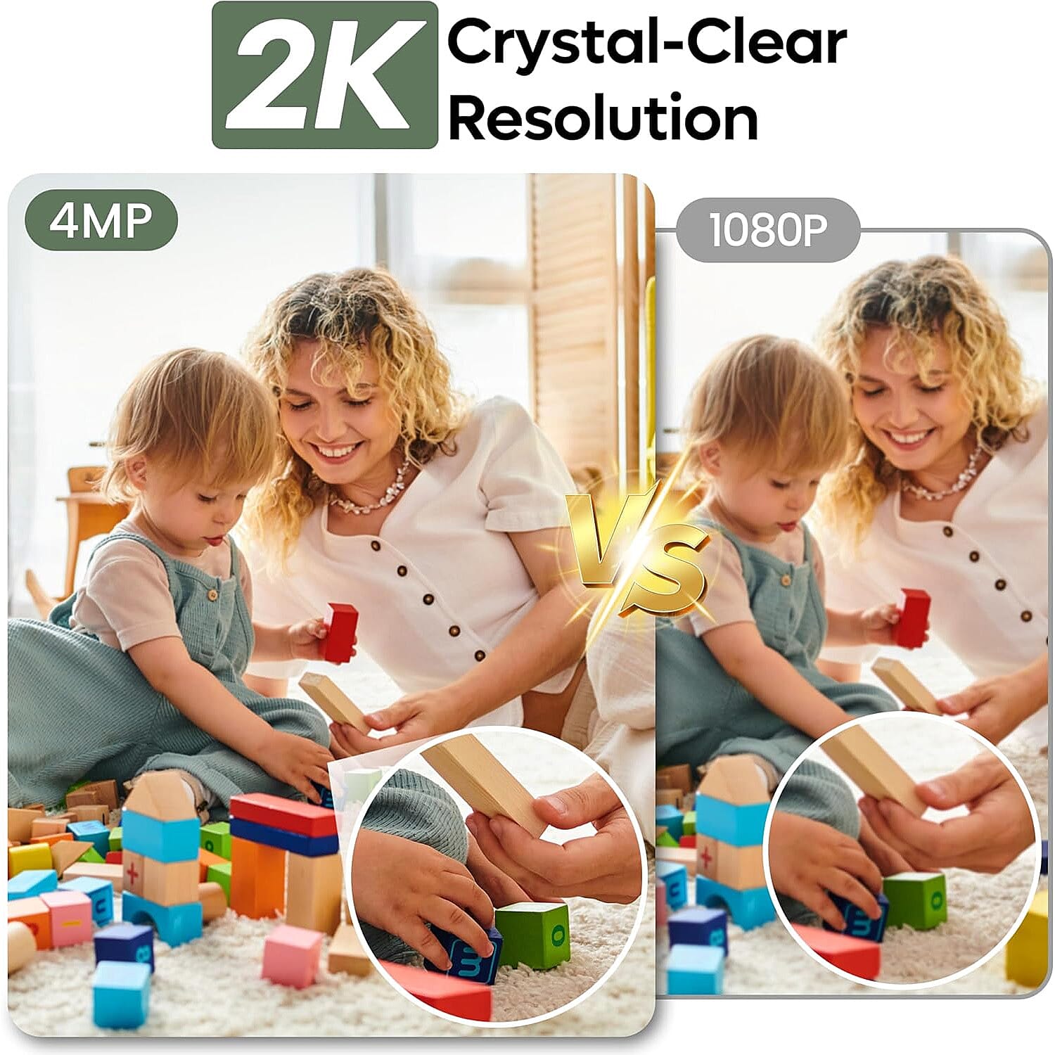 Closeout Adomii 2K Indoor Security Camera