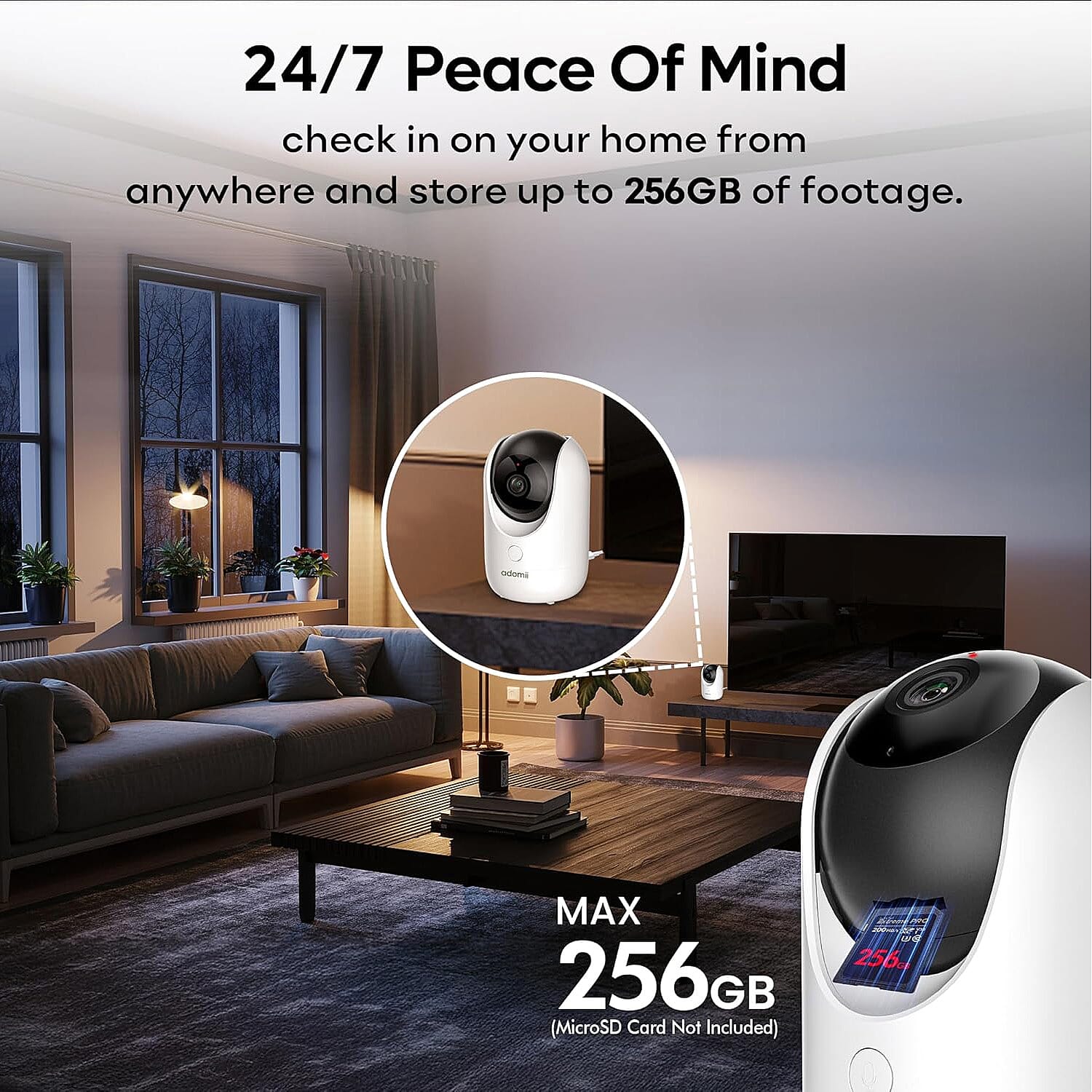 Closeout Adomii 2K Indoor Security Camera