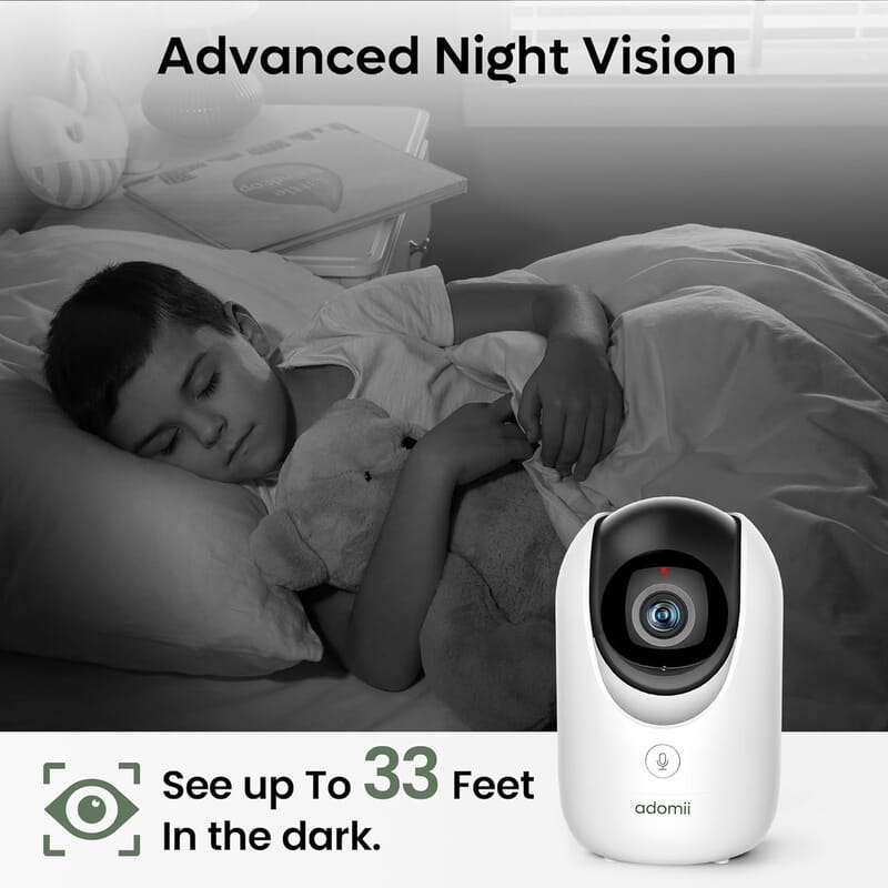 Closeout Adomii 2K Indoor Security Camera