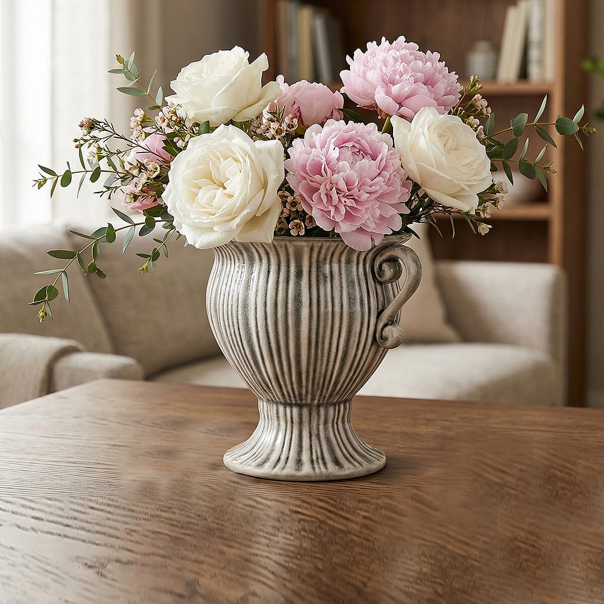 Closeout Multi Color Flower Pot image number 1