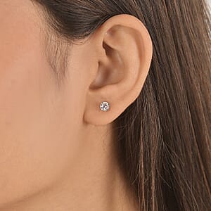 EverTrue Moissanite 0.90 ctw Earrings in Stainless Steel