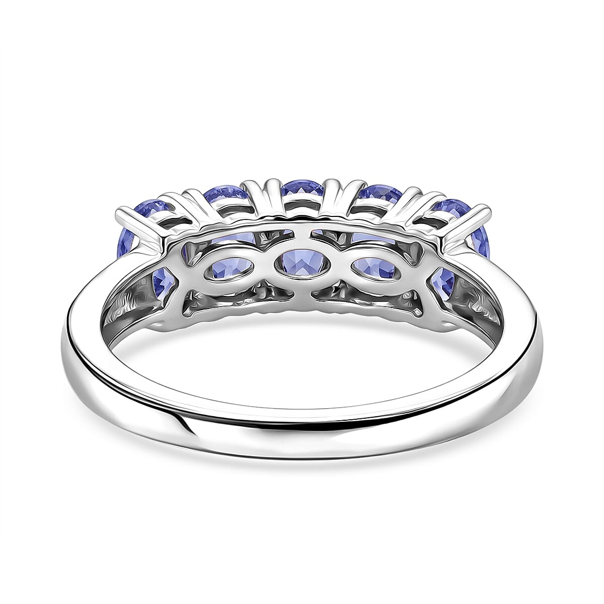 EverTrue Tanzanite 1.30 ctw Ring in Platinum Bond (Size 6.0)