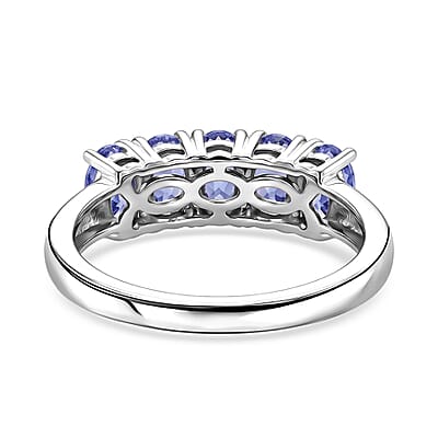 EverTrue Tanzanite 1.30 ctw Ring in Platinum Bond (Size 6.0)