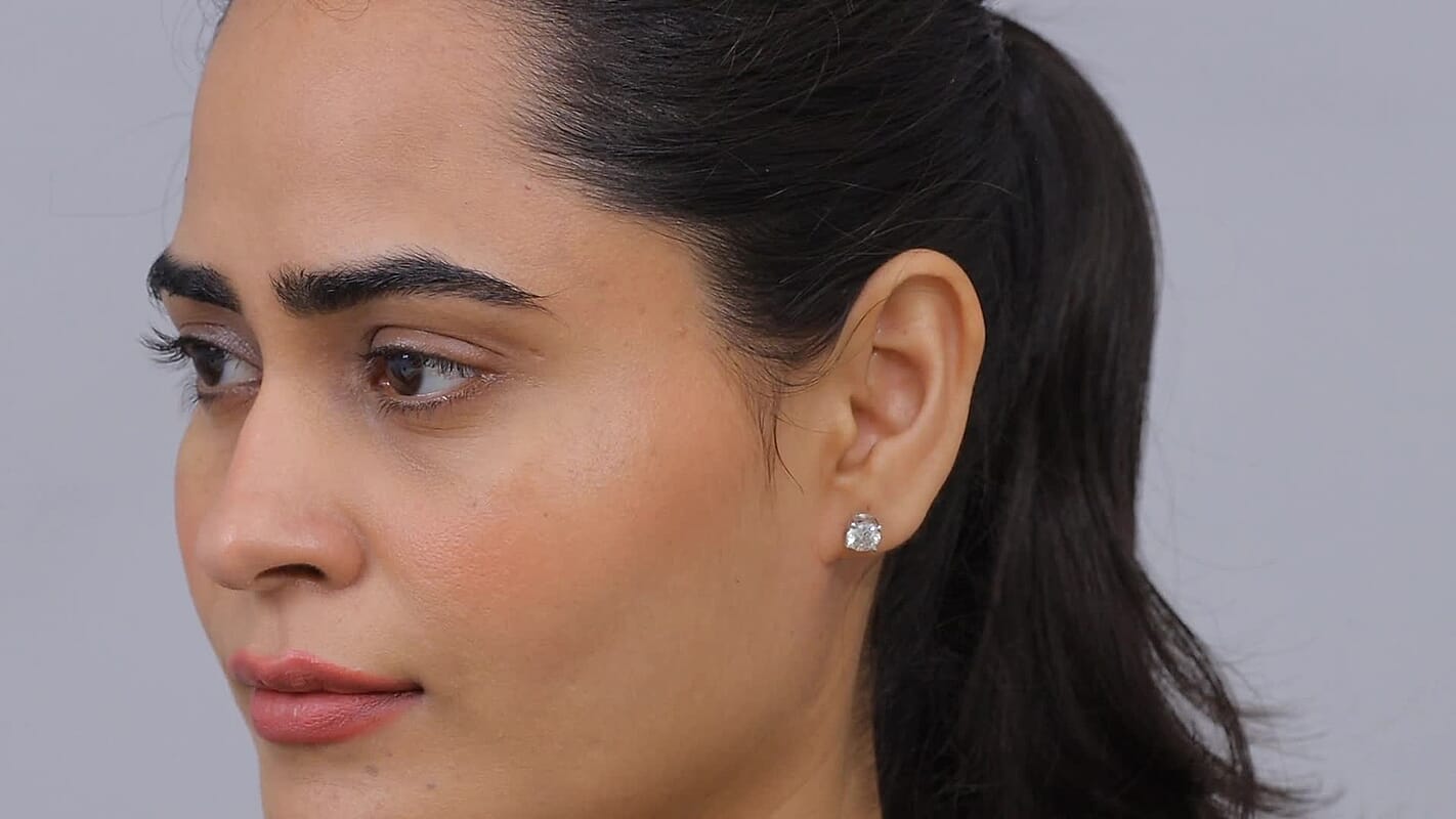 VE15035  925 Silver  MI01  Earring