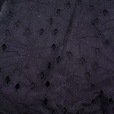 Nation America Midnight Purple Eyelet Button Front Maxi Dress -2X