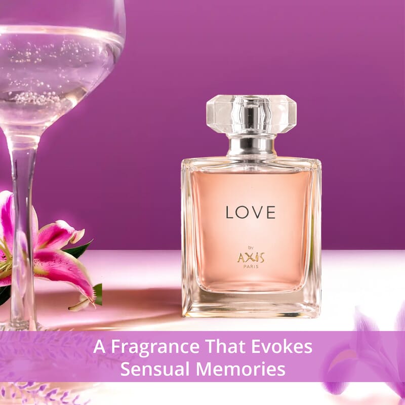 Love by Axis Full Size Set (EDP 3.3oz & Shower Gel 3.3oz) Made in Paris