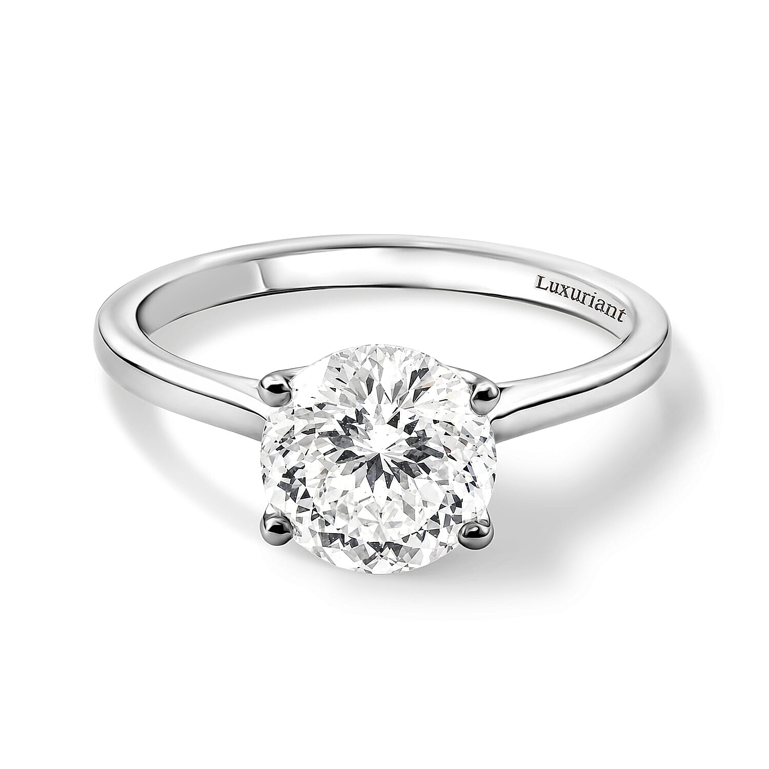 IGI Certified Luxuriant Lab Grown Diamond 2.00 ctw E VS Ring in 950 Platinum (Size 7.0) 4.80 Grams