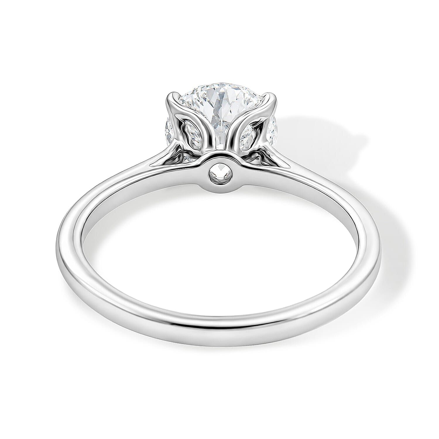IGI Certified Luxuriant Lab Grown Diamond 2.00 ctw E VS Ring in 950 Platinum (Size 7.0) 4.80 Grams