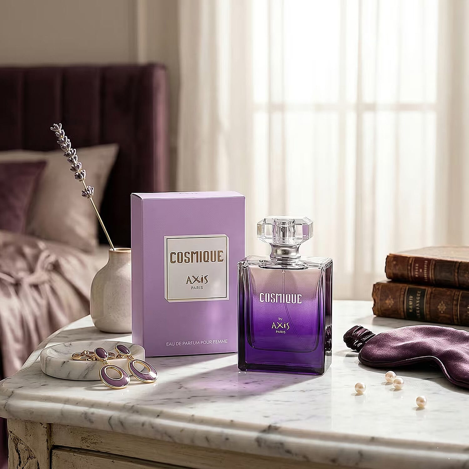 Cosmique by Axis Full Size Set (EDP 3.3oz & Shower Gel 3.3oz) Made in Paris