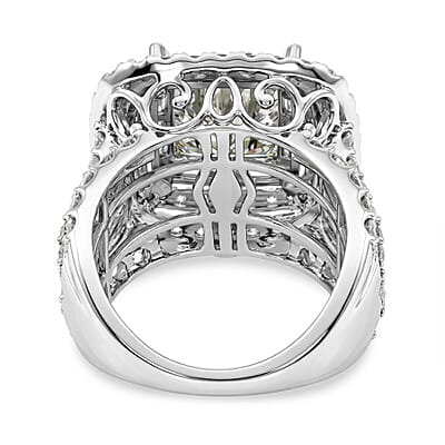 NY Closeout Deal Dynasty Diamond G SI 4.00 ctw Ring in 10K White Gold (Size 8.0) 8.0 Grams
