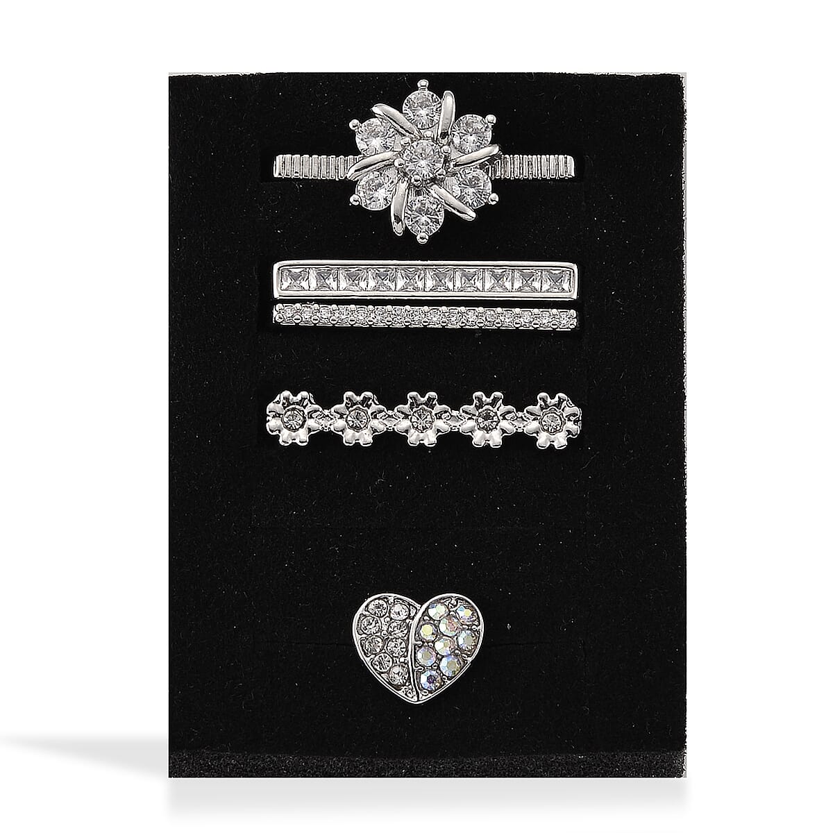 Austrian Crystal Set of 5 Apple watch Strap Charms image number 4