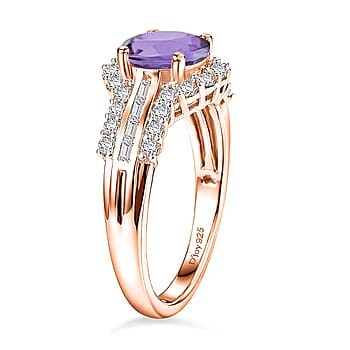 Amethyst/3.10/Rose Gold Over Sterling Silver / 6.5 - Product card gallery slide 4 (10178792587577)