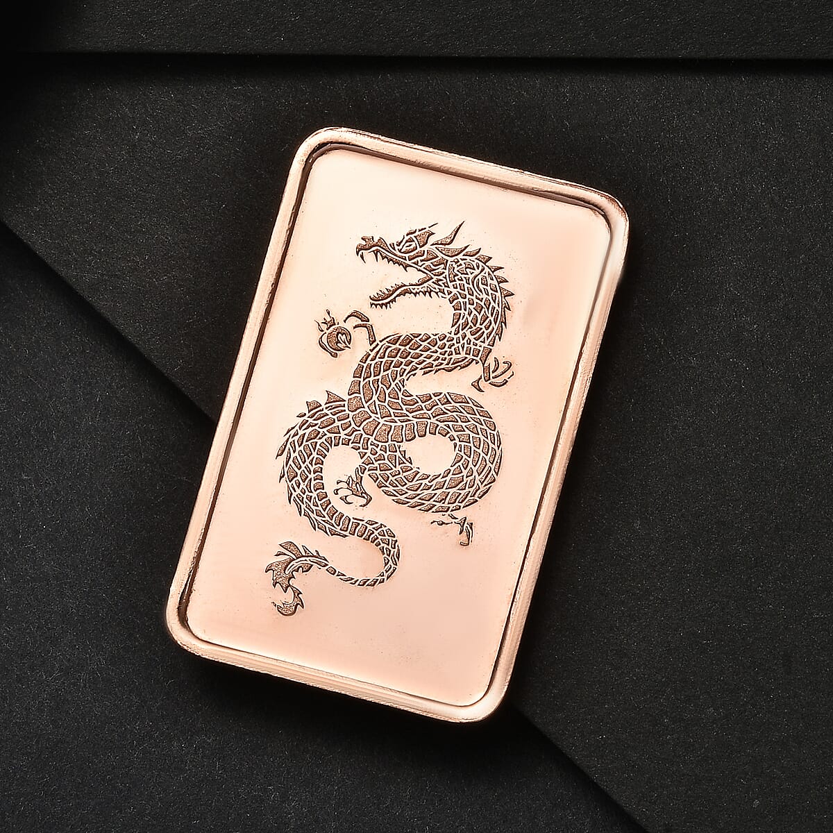 Copper Dragon Embossed Bar (10g) image number 1
