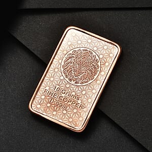 Copper Dragon Embossed Bar (10g)