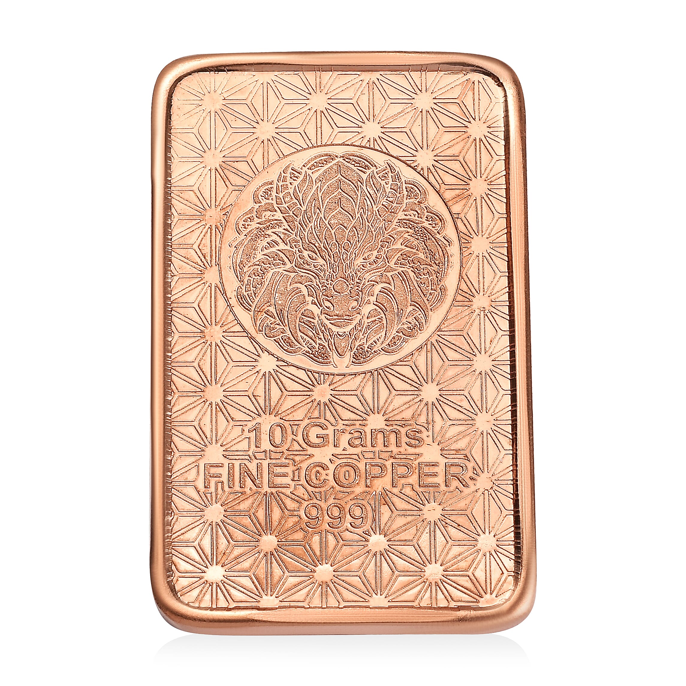 Copper Dragon Embossed Bar (10g)