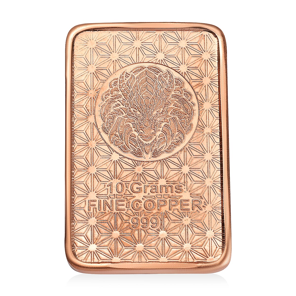 Copper Dragon Embossed Bar (10g) image number 3