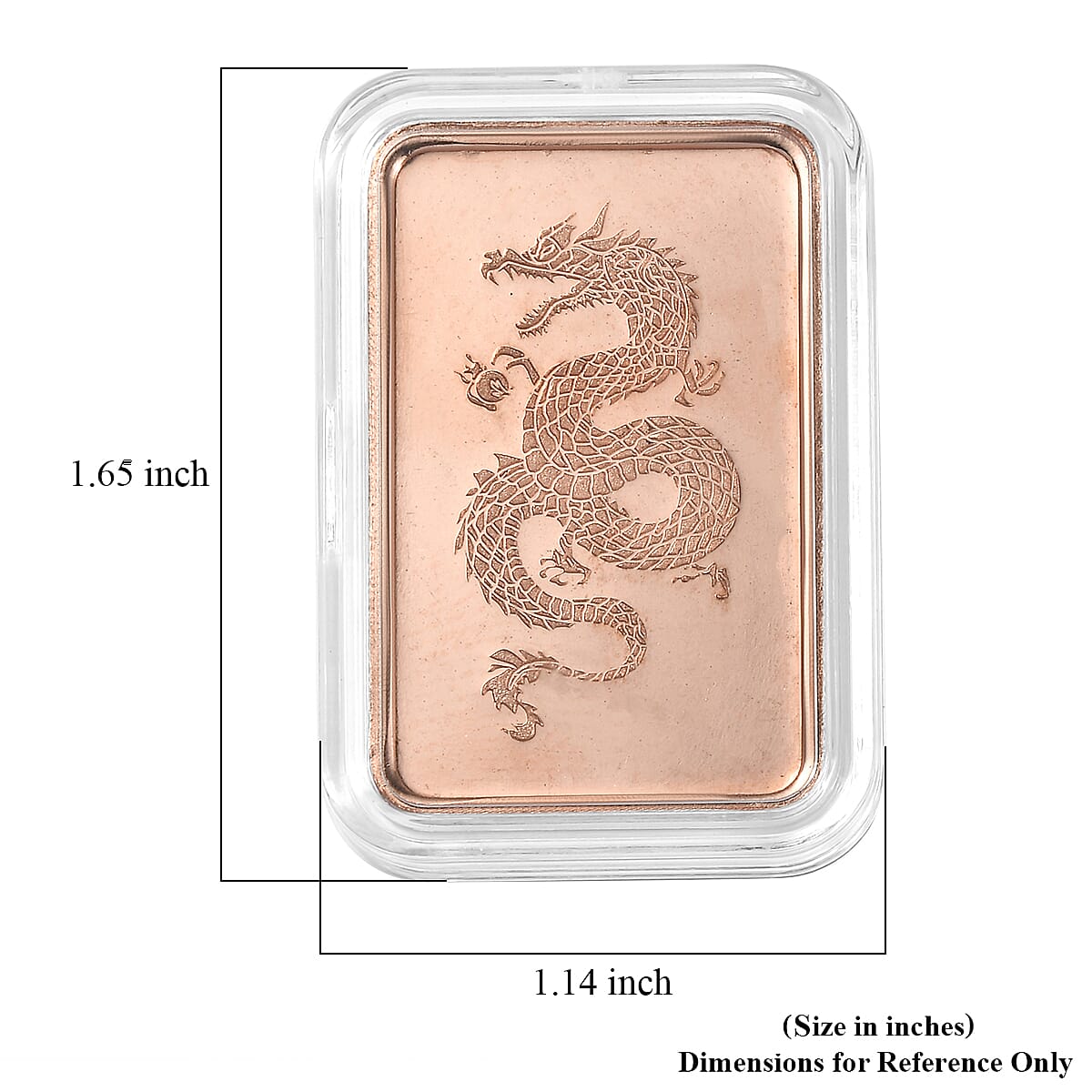 Copper Dragon Embossed Bar (10g) image number 4
