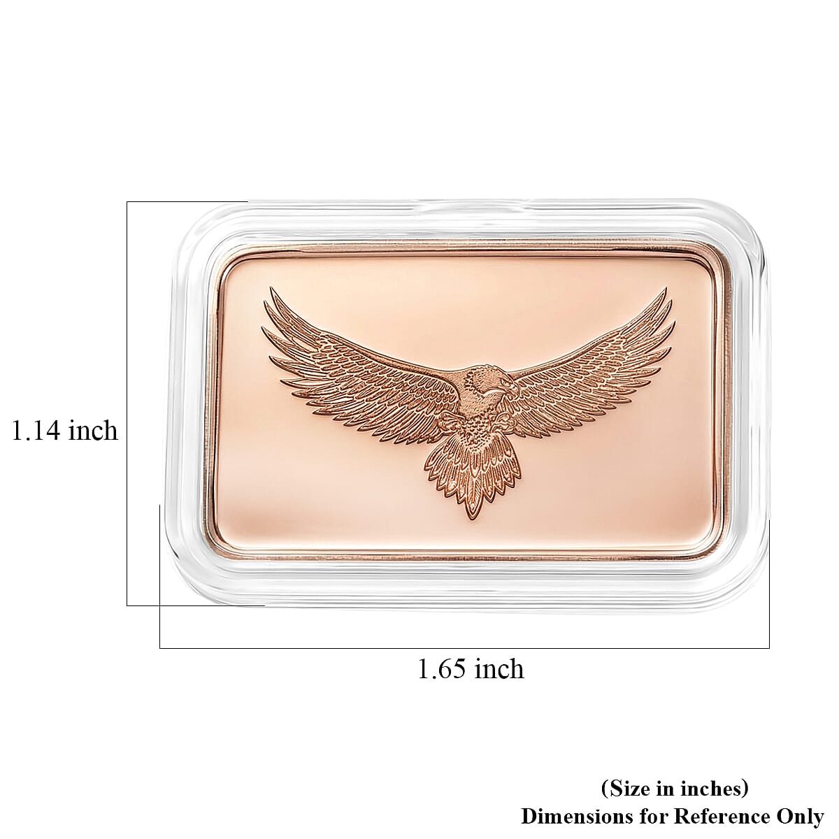 Copper Eagle Embossed Bar (10g)