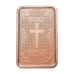 Copper Holy Bible Embossed Bar (10g)
