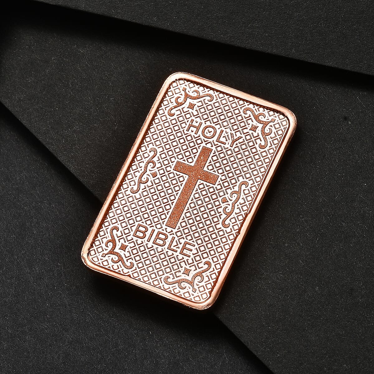 Copper Holy Bible Embossed Bar (10g) image number 1