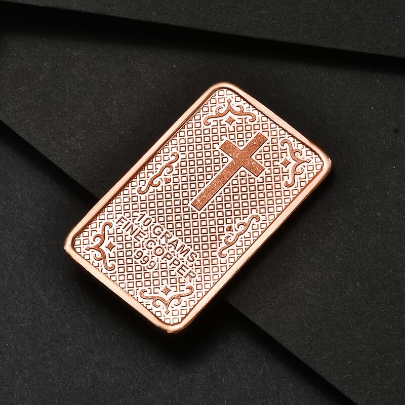 Copper Holy Bible Embossed Bar (10g)