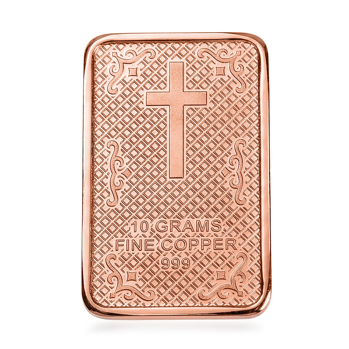 Copper Holy Bible Embossed Bar (10g) image number 3