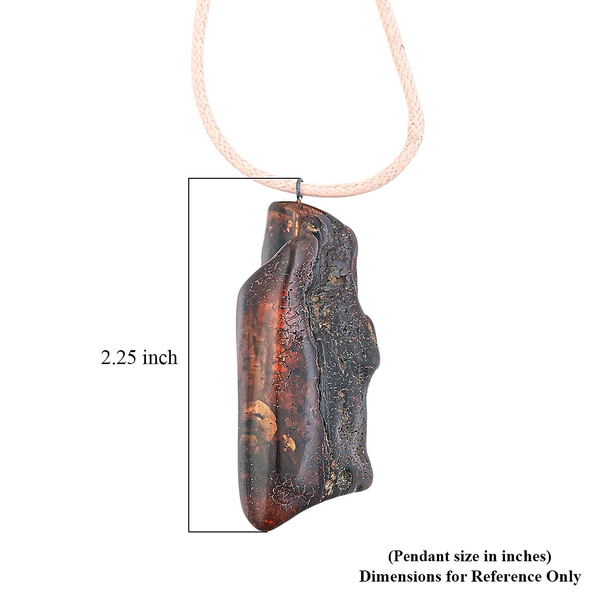 Baltic Amber Baby Pink Rope Necklace (32 Inches) image number 4