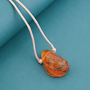 Baltic Amber Baby Pink Rope Necklace (32 Inches)