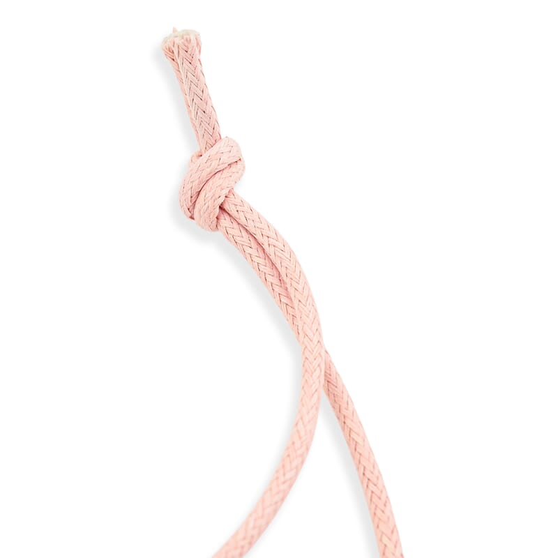 Baltic Amber Baby Pink Rope Necklace (32 Inches)