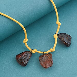 Baltic Amber Yellow Rope Necklace (32 Inches)