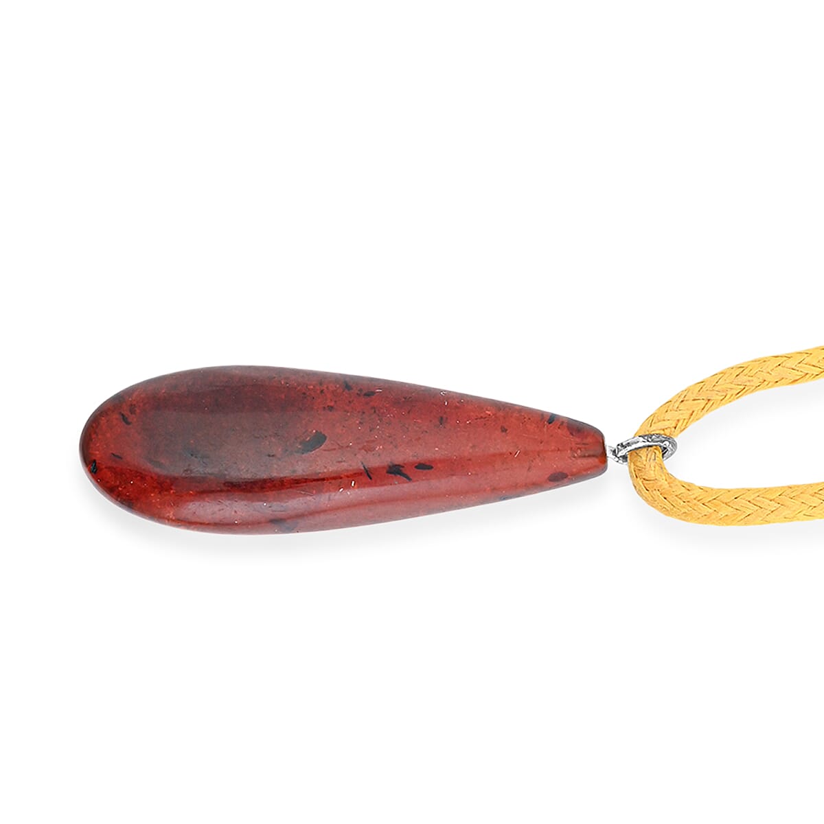 Amber Yellow Rope Necklace (32 Inches)