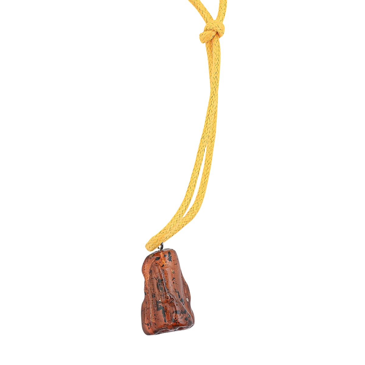 Baltic Amber Yellow Rope Necklace (32 Inches) image number 3