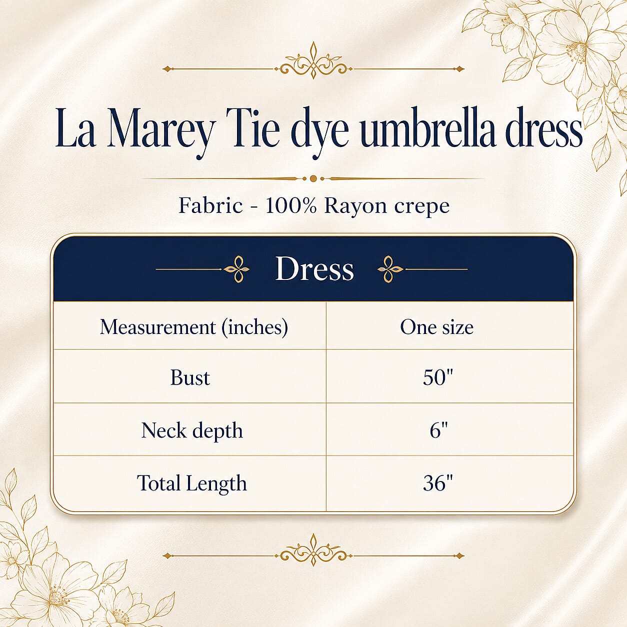La Marey Gray Tie Dye Umbrella Dress - One Size Fits Most