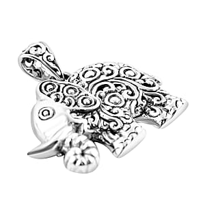 Bali Legacy Elephant Pendant in Sterling Silver 8.60 Grams