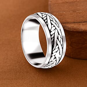 Bali Legacy Ring in Sterling Silver (Size 11.0) 6.80 Grams