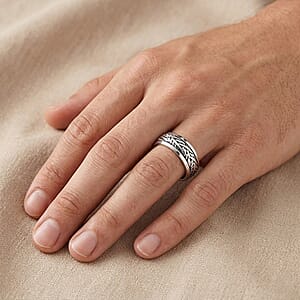 Bali Legacy Ring in Sterling Silver (Size 11.0) 6.80 Grams