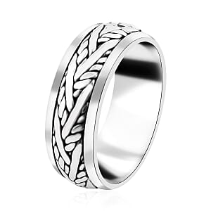 Bali Legacy Ring in Sterling Silver (Size 8.0) 6.80 Grams