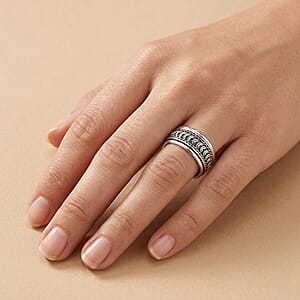 Bali Legacy Spinner Ring in Sterling Silver (Size 8.0) 5.80 Grams