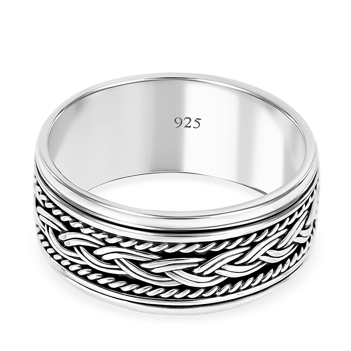 Bali Legacy Spinner Ring in Sterling Silver (Size 8.0) 4.40 Grams image number 4