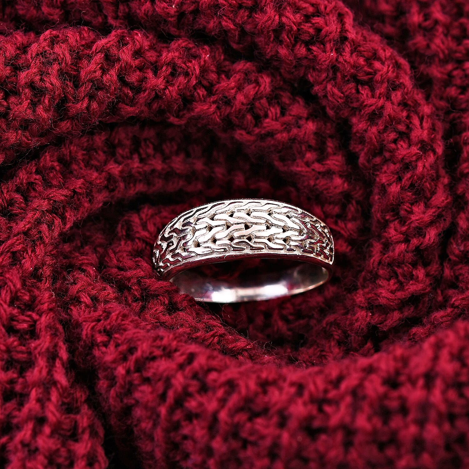 Bali Legacy Ring in Sterling Silver (Size 11.0) 4.30 Grams