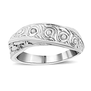 Bali Legacy Ring in Sterling Silver (Size 11.0) 6.70 Grams